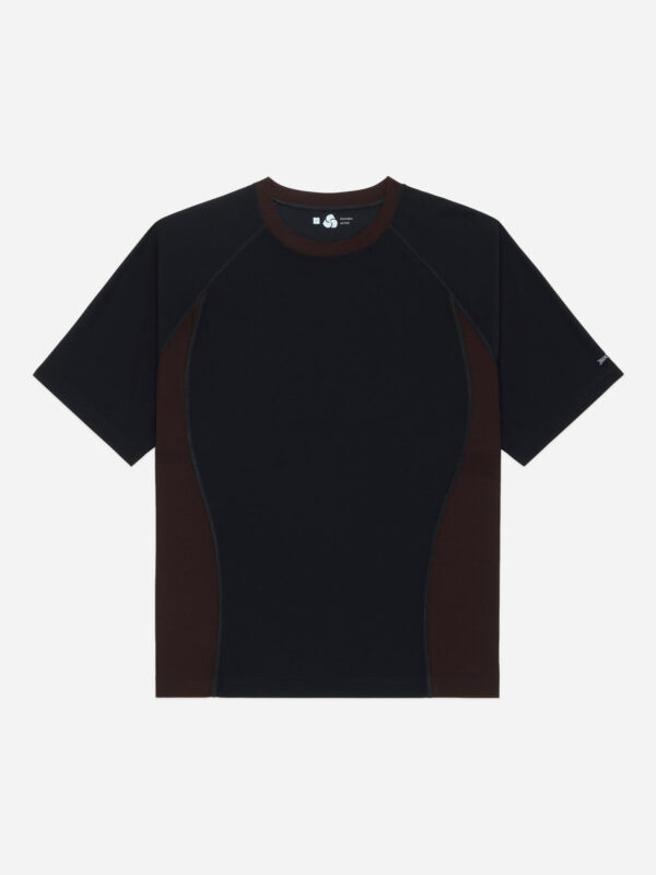 Track Tee ~ Black/Brown